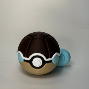 #0007 Squirtle – 3D Printed Creature Character Ball for Your Shelf
