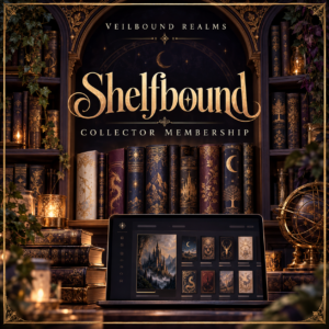 Shelfbound Collector Membership digital book collection app by Veilbound Realms